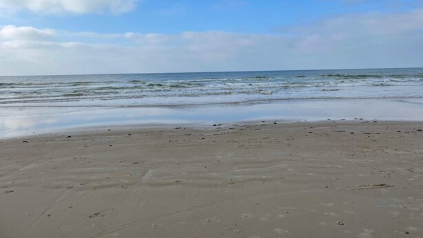 A beach with a wide sandy shore and gentle waves. - 4 Star Holiday Home in Lokken (Lokken)