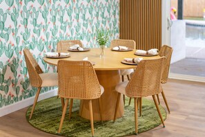 Dining - Sleeps 16 | Heated Pool + Arcade + Backyard Resort (Mesa)