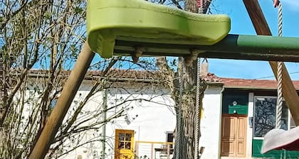 Self-catering cottage in the middle of a farm facing the Pyrenees.