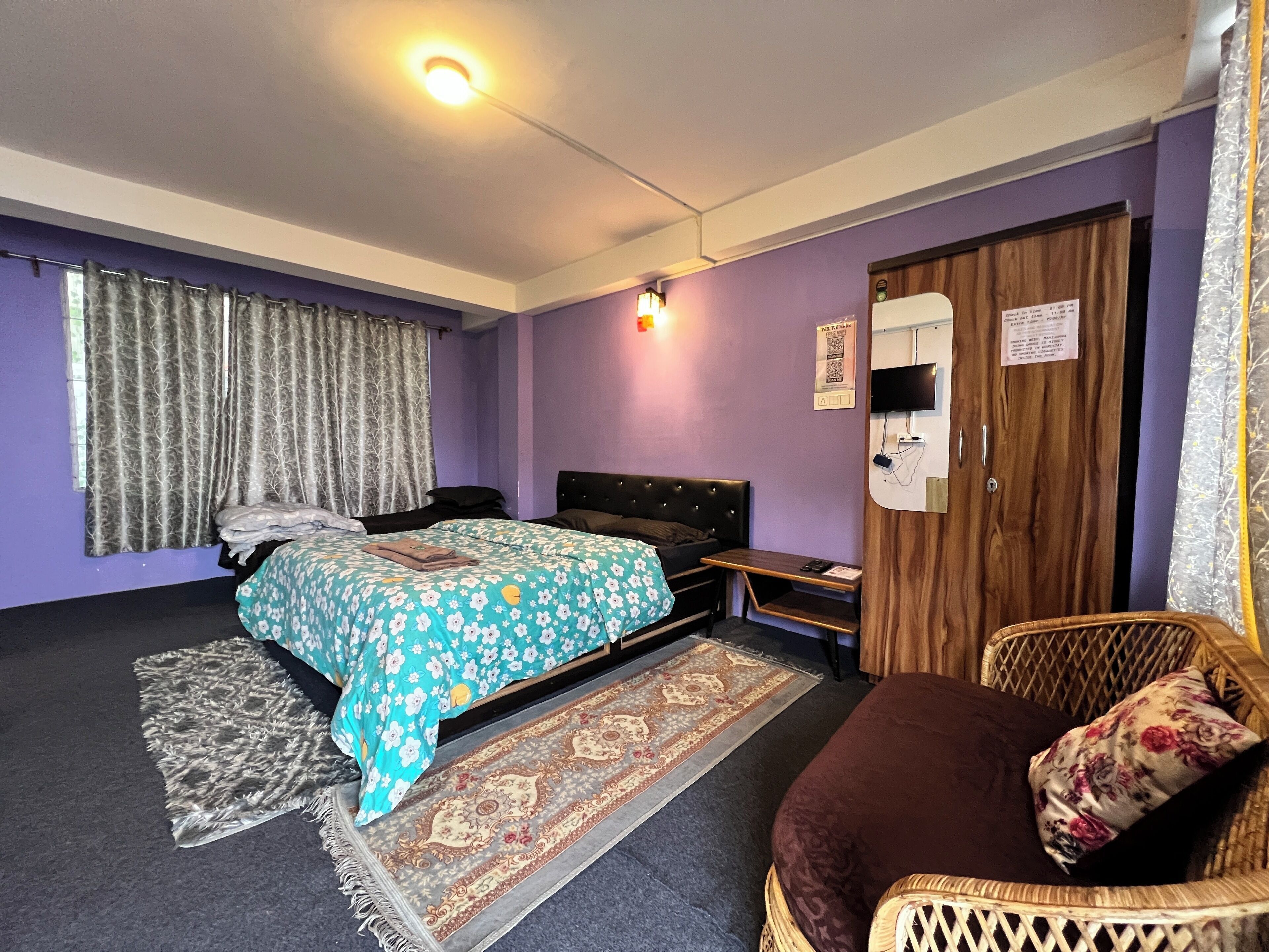 Chambre Triple Standard, balcon, vue montagne