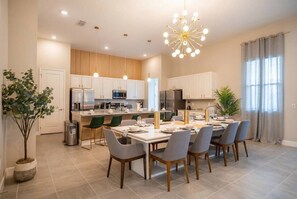 Dining - 11BR Luxury Villa w/ Pool Near Disney (Orlando)