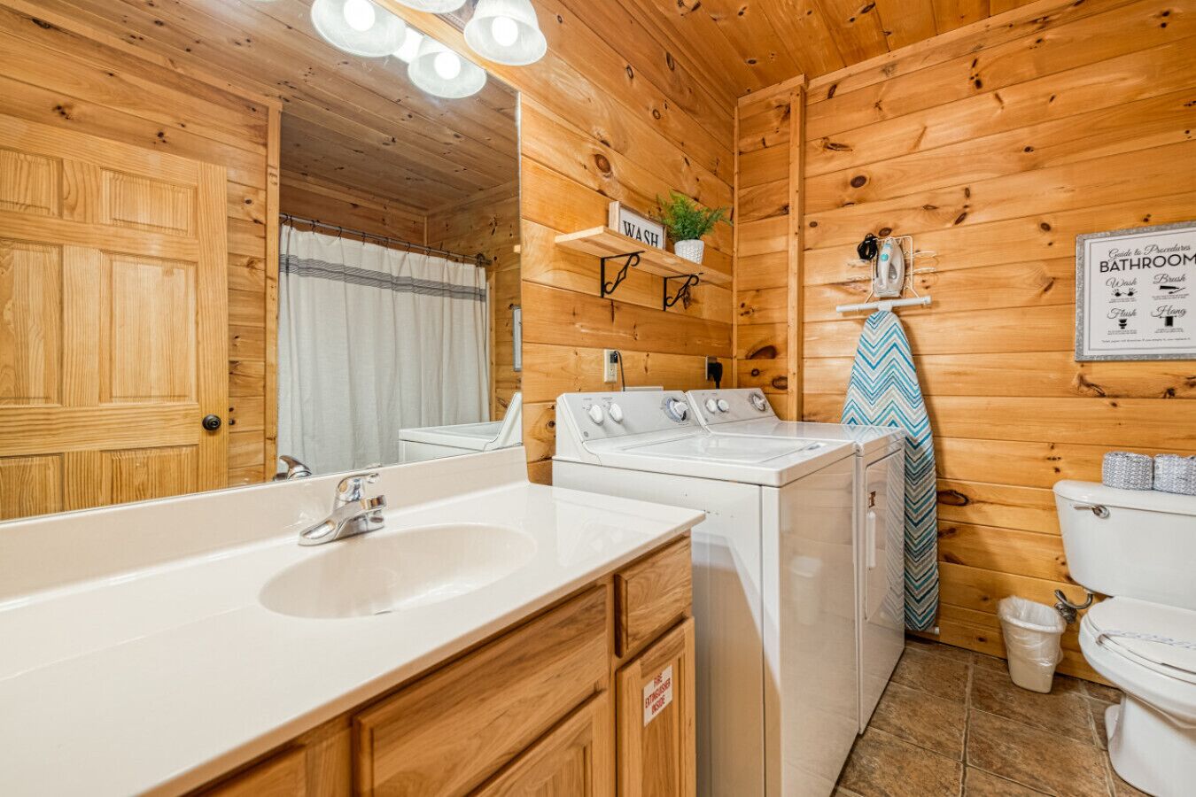 Hair dryer, towels