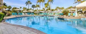 Pool -  Luxury 2BR Villa at Marriott’s Aruba Ocean Club (Oshkosh)