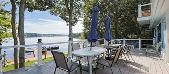 Cape Cod Lakefront Estate with Beach, Hot Tub and Sauna