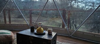 Treehouse Geodome In the Sierras