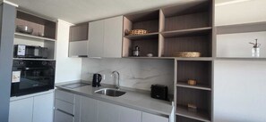 Private kitchen - Apartment close to Malls, Historic Center of Santiago, steps from the Metro. (Santiago)
