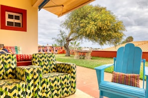 Outdoor dining - Casa Saudade, a Home in Madeira (Porto Santo)