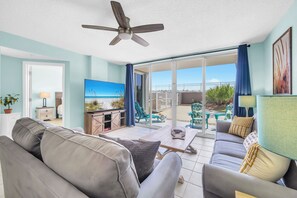 Smart TV - 🌴Island Princess 111-Shore Beats Work | Beachfront | Pool+Hot Tub🌴 (Fort Walton Beach)