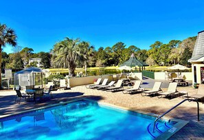 Pool - Shipyard Evian Beachfront Resort 2BD Lake/Golf View Villa (Hilton Head Island)