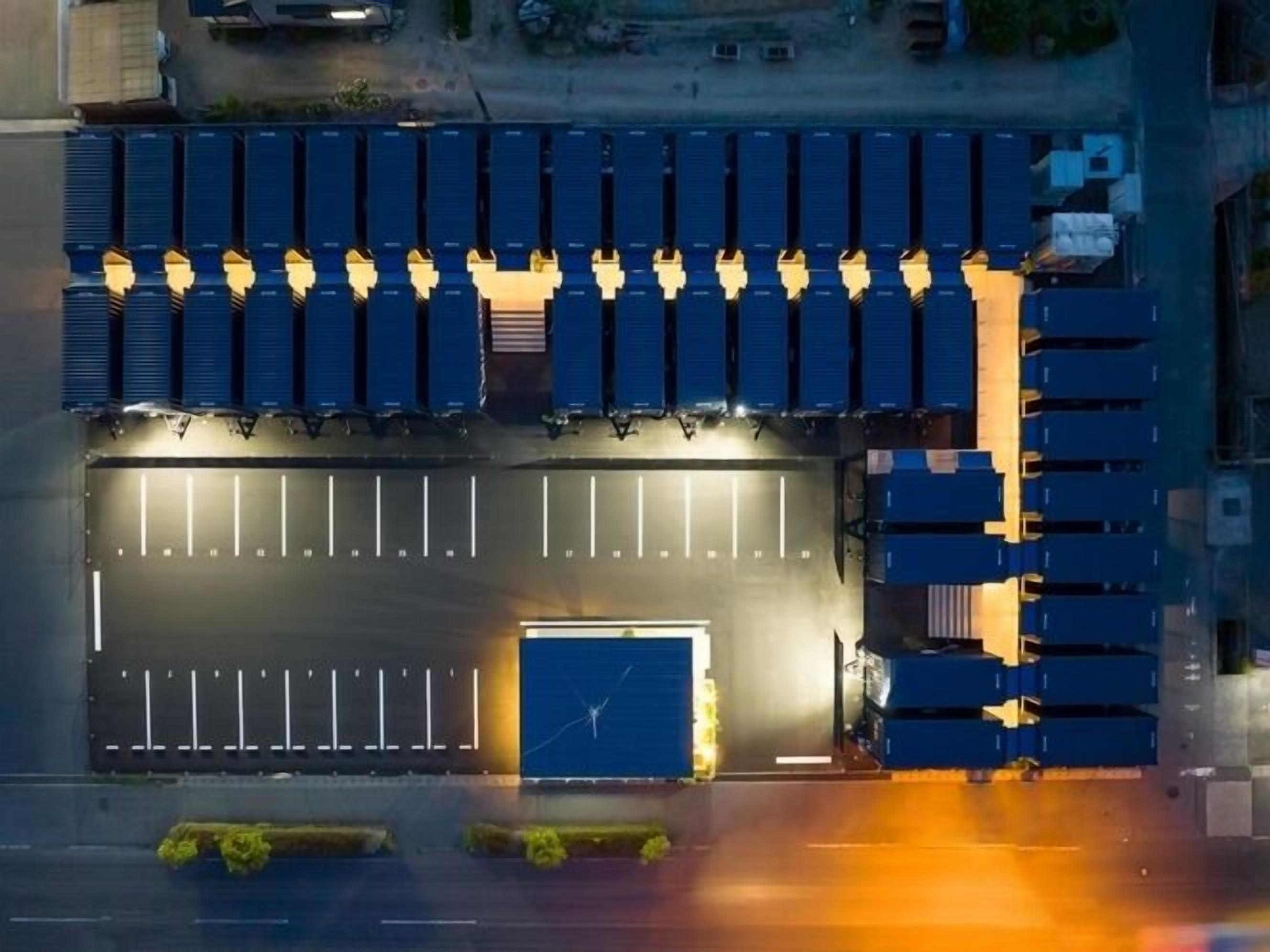 منظر من الجو على ارتفاع عالٍ