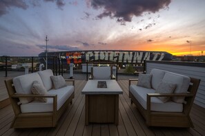 Terrace/patio - Luxury Penthouse | Rooftop Deck Best Street in OTR (Cincinnati)