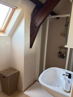 Shower, bidet, towels, soap - Large 5-bedroom house in the countryside ideal for families with jacuzzi (Seilhac)