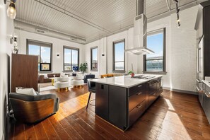 Appartamento Luxury, cucina, vista città | Cucina privata