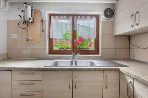 Maison de vacances « Ferienhaus Skiclub Tiengen » : vue montagne, terrasse privée, Wi-Fi