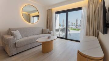 Phòng Suite Royal, quang cảnh biển | Khu phòng khách