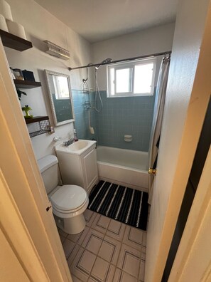 Towels, soap, toilet paper