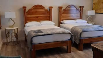 Blackout curtains, iron/ironing board, free WiFi