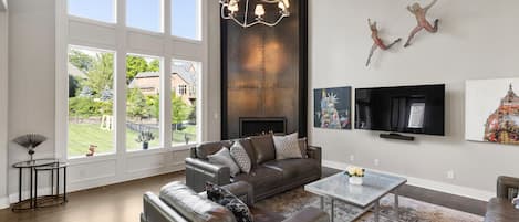 Fireplace, offices