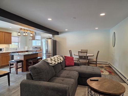 New 1-bedroom dog-friendly apartment with AC in Colchester near the lake