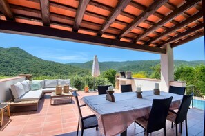 Outdoor dining - Villa una mattina - ideal villa to enjoy a family vacation in a quiet area (Calonge)