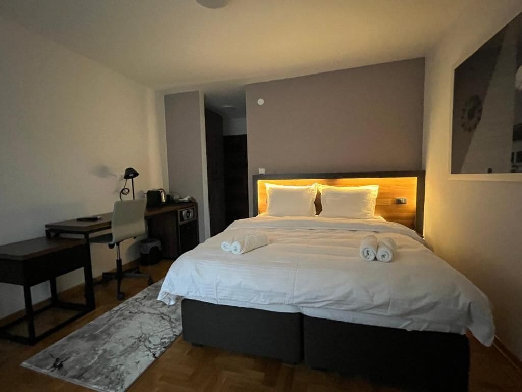 Deluxe Double Room, Balcony, Hill View | In-room safe, blackout drapes, iron/ironing board, free WiFi