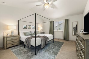 Desk, iron/ironing board, travel crib, free WiFi