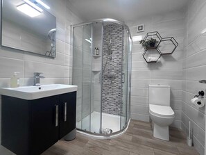 Shower, hair dryer