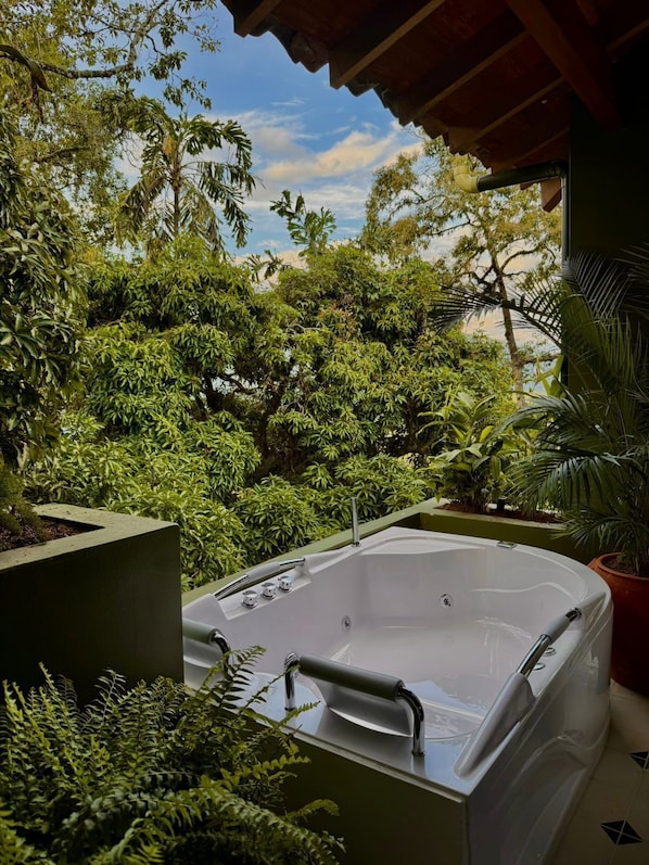 Chambre Présidentielle | Bain à remous extérieur