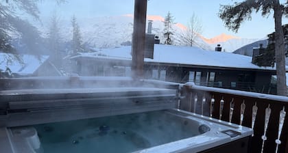 Closest house to the mountain in Girdwood. A true ski in ski out location.