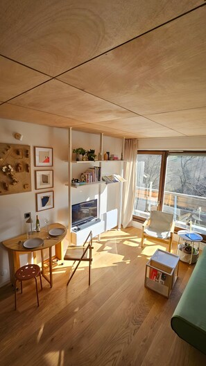 Living area - Duplex panoramic terrace with pool and sauna - Under the stars (Le Hohwald)