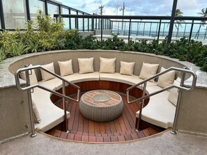 Property grounds - Apartment. Beach Class Jaguaribe, with ocean views. (Salvador)