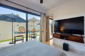 2 bedrooms, iron/ironing board, WiFi, bed sheets - Family-Friendly oasis with pool and steps from Medano Beach (Cabo San Lucas)
