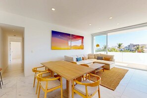 Interior - Spacious condo with private washer/dryer, city views, and shared pool (Cabo San Lucas)