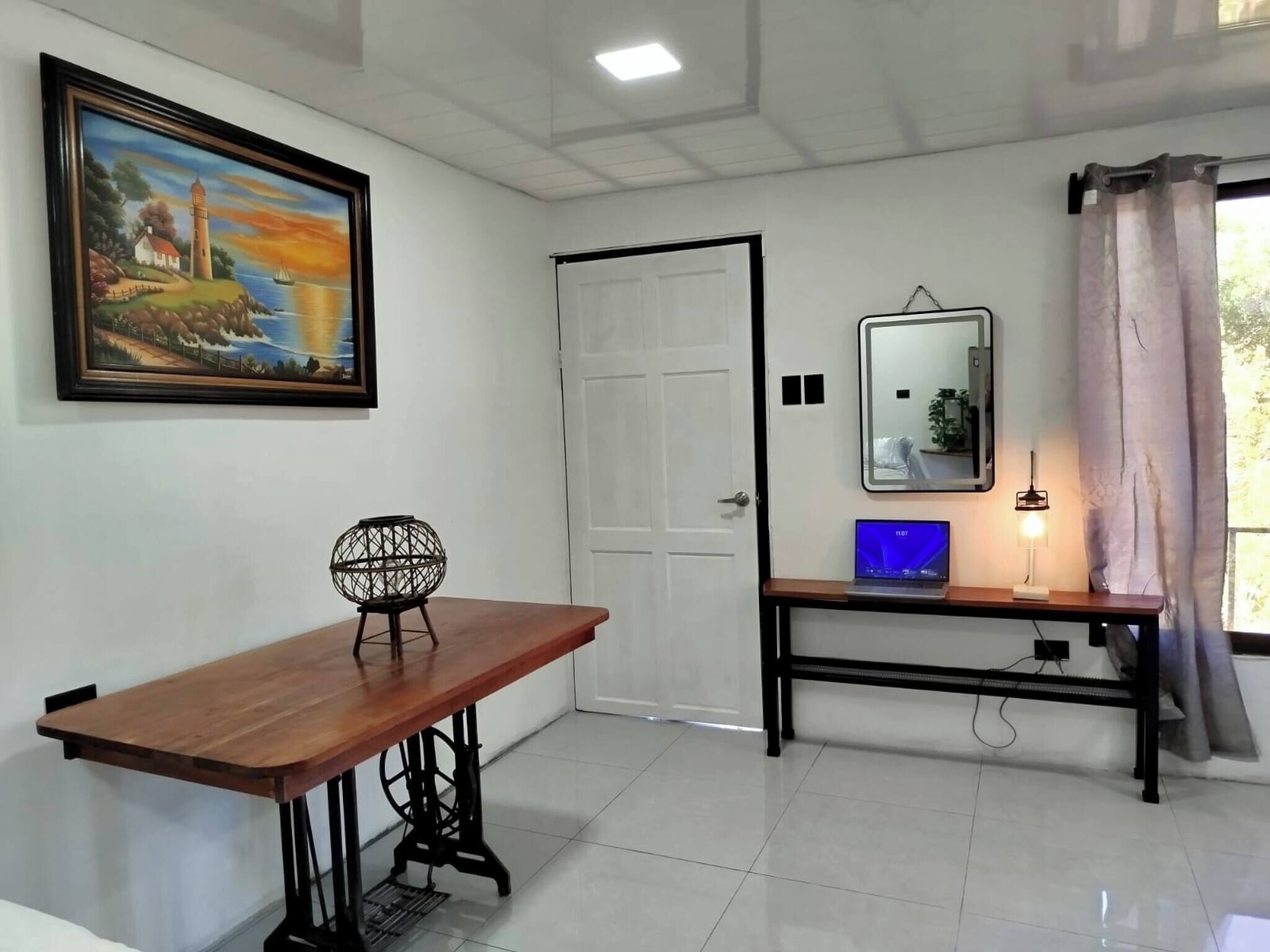 Cabane, 1 chambre, fumeurs, patio | Intérieur