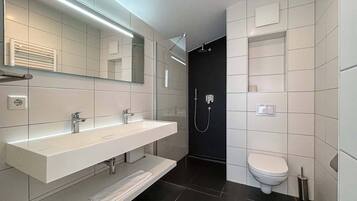 Dusche, Whirlpool, Haartrockner, Handtücher