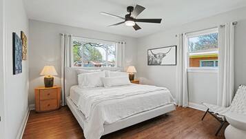 3 bedrooms, iron/ironing board, travel cot, free WiFi