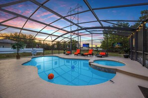 Pool - Luxury Margarita Retreat with Private Pool & Spa near Disney (Davenport)