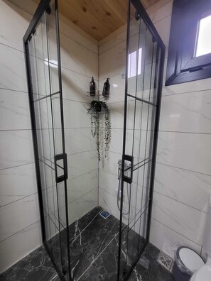 Deluxe-Bungalow | Badezimmer