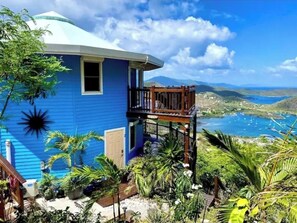 Exterior - PANORAMIC OCEAN VIEWS- St John Romantic Coral Bay Oasis. A/C, Best Beaches,  (Coral Bay)