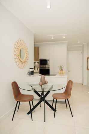 Dining - Elegant Urban Retreat in Ellipse Waterfall | Pool, Workspace & Views (Midrand)