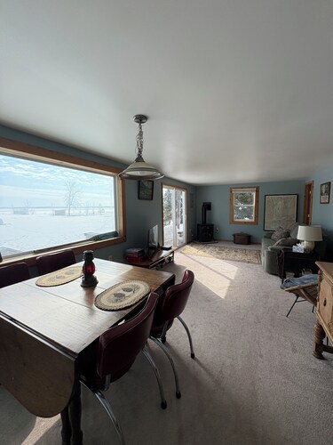 Year-round waterfront cabin on the east side of Sugar Island. Pet friendly!