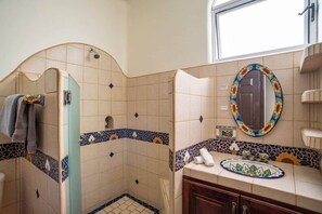 Shower, hair dryer, towels, soap - Outstanding Value - ALL Suites -Walk to Beach (Puerto Vallarta)