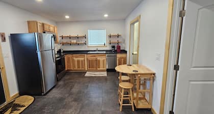 1-bedroom 1-bath just south of Soldotna between the Kenai and Kasilof rivers.