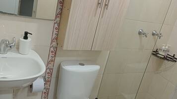 Towels, soap, toilet paper