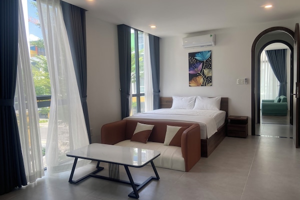 Premium bedding, pillow-top beds, individually furnished