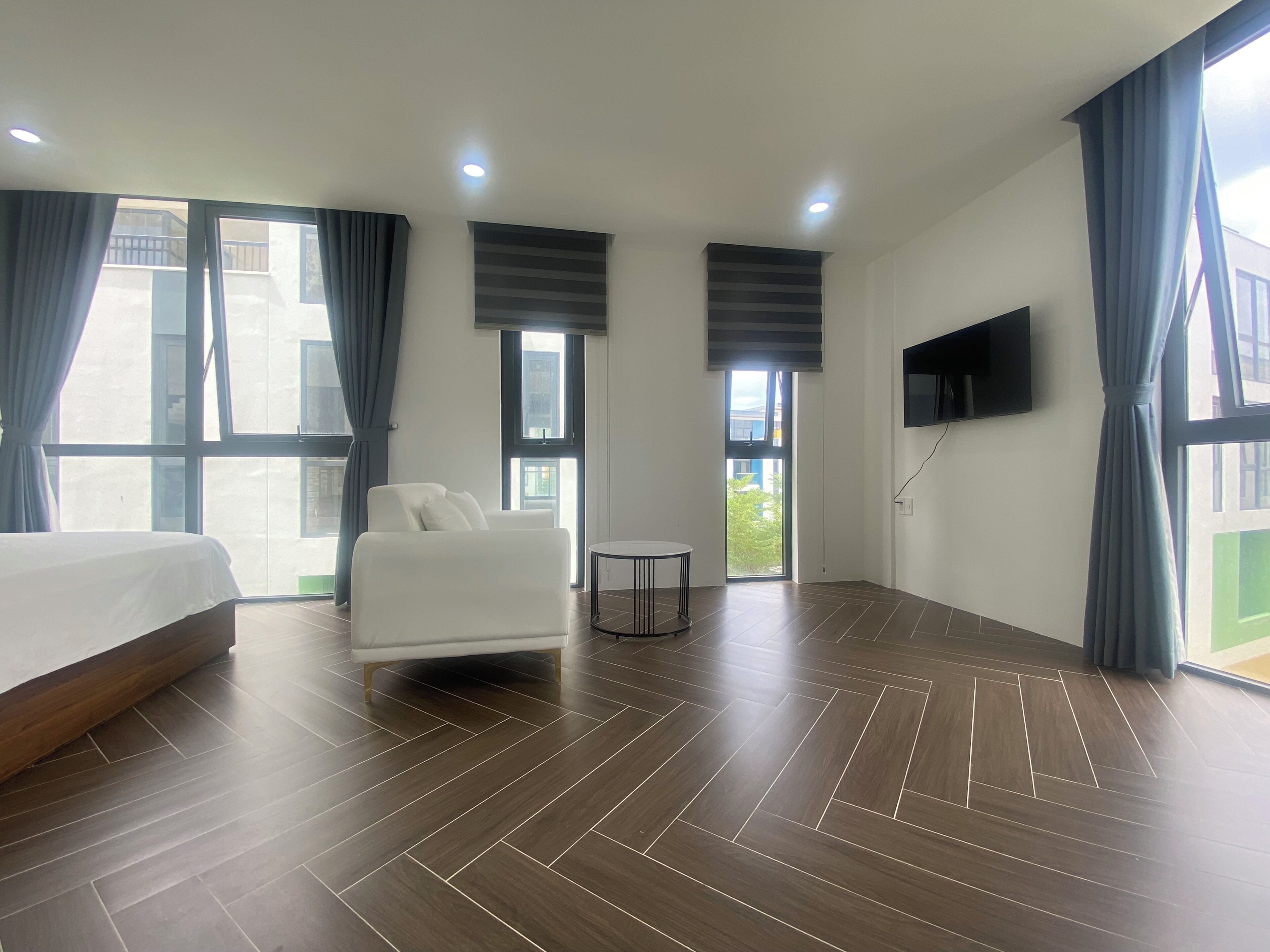 Departamento Premier | Ropa de cama de alta calidad, camas con pillow-top y muebles diferentes 