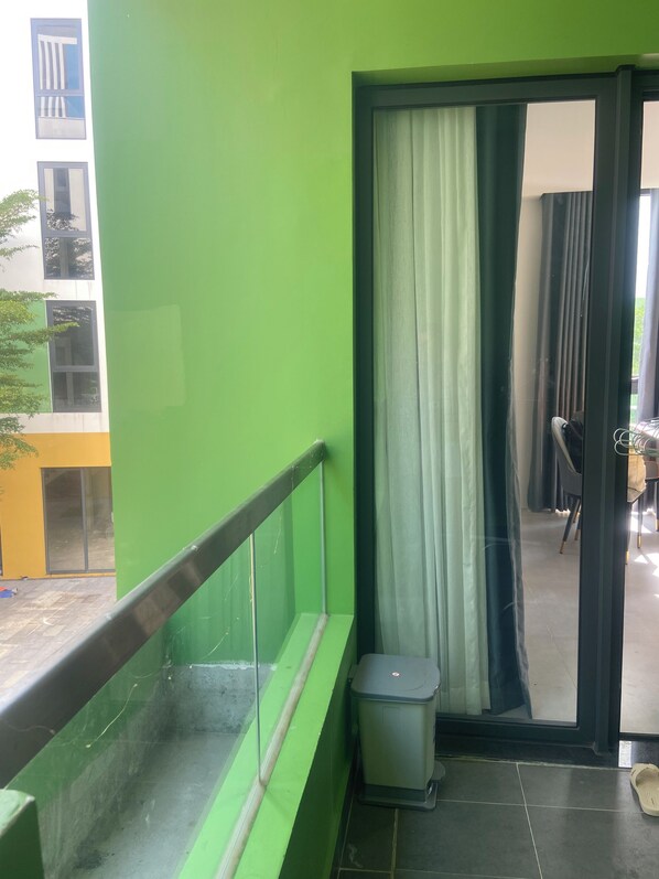Phòng 4 dành cho gia đình, quang cảnh thành phố | Ban công