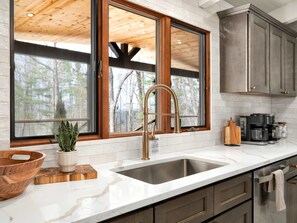 Fridge, microwave, oven, stovetop - Private Estate | Sport Court | Hot Tubs | Saunas (Asheville)