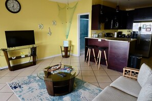 TV - Walk to Ferry • Red Hook 1BR Condo w/ Stunning Balcony Views + Free Parking (Red Hook)