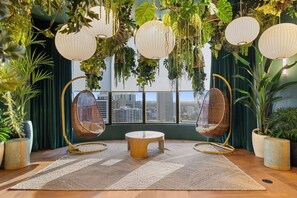 Interior - F603 - Orange Century Modern 1BR + Den w/ Balcony, Pool & Gym in Downtown Miami (Miami)